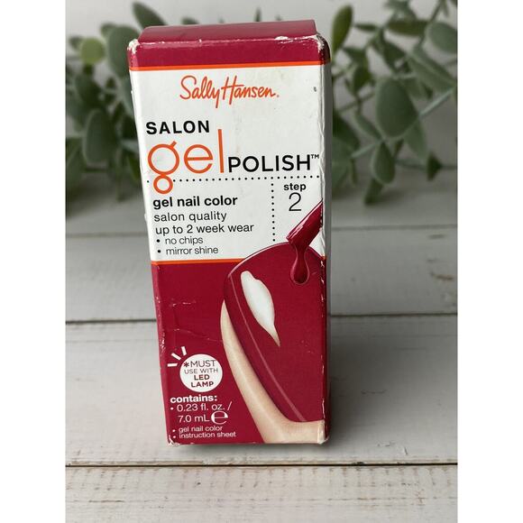 Sally Hansen Salon Gel Nail Polish-Crazy Crimson 240-0.23 fl oz - Picture 1 of 10